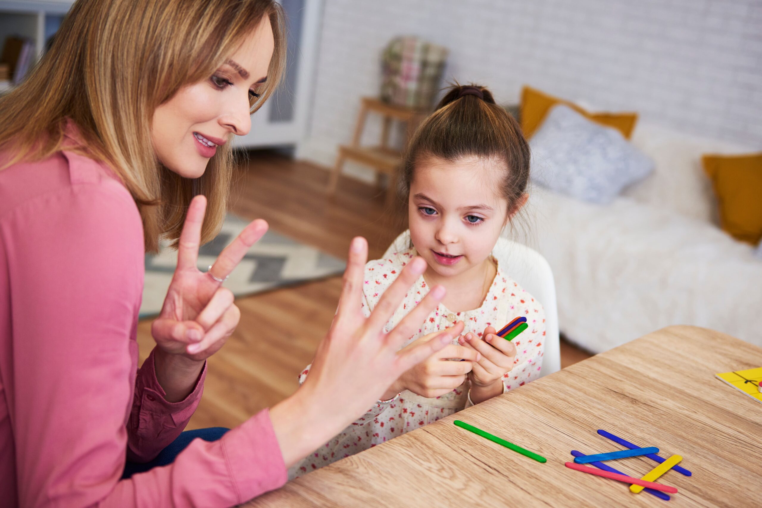 children counting